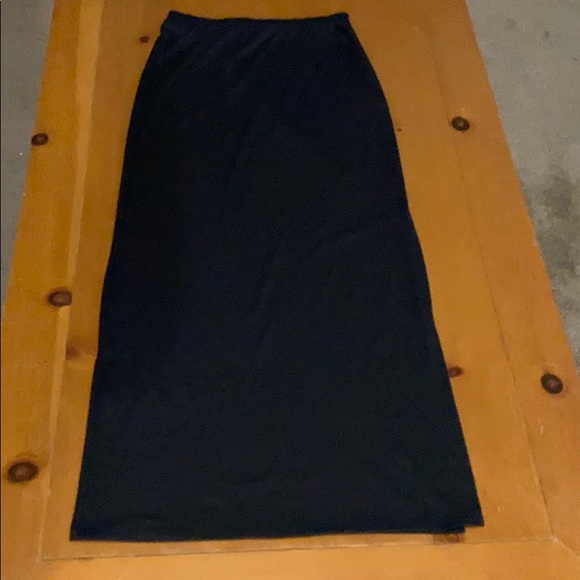 Black Maxi Skirt - Picture 1 of 4